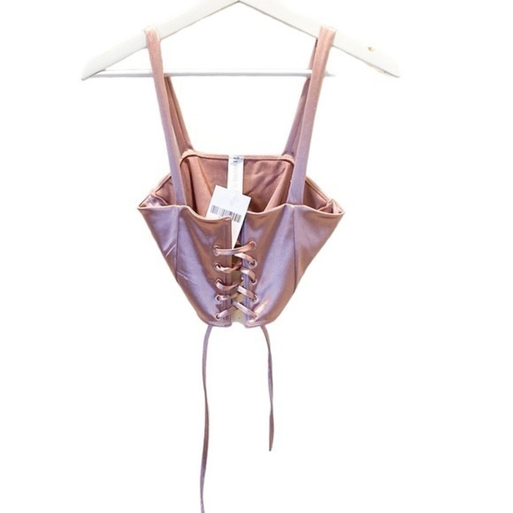 NWT Forever 21 pink corset lingerie bra